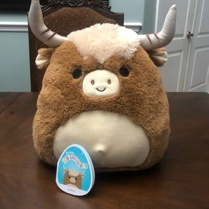 ORIGINAL Calton the Highland Cow 12” Cracker Barrel Exclusive Squishmallow